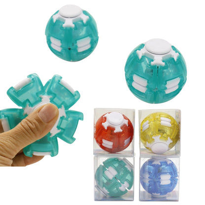 Press to Spin Fidget Spinner HelixCore Rotating Stress Ball Fidget Toy JT6723-5 (24PC)