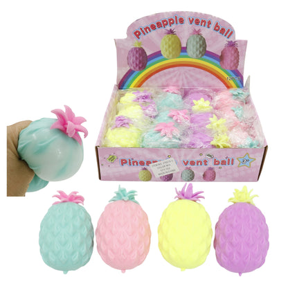 Pastel Pineapple squishy toy JTJT6515-3 (12PC)