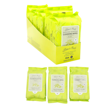 Aloe Cleansing Makeup Remover Wipes MIT004 (6PK)
