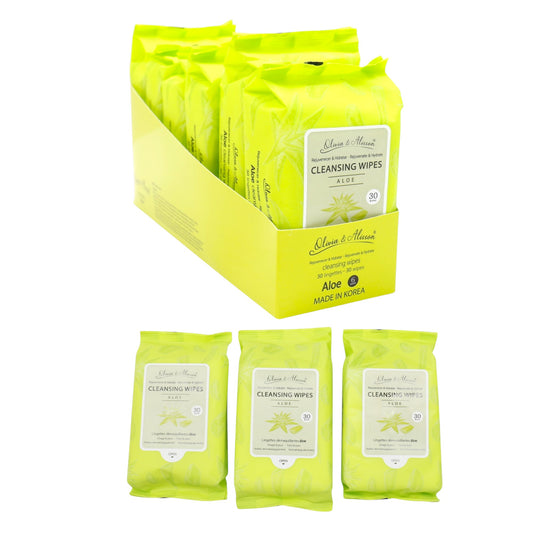 Aloe Cleansing Makeup Remover Wipes MIT004 (6PK)