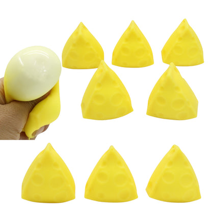 Mini triangle cheese squishy toy JT6803-9 (12PC)