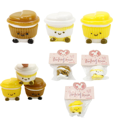 Silicon Muffin Cake Squishy Toy JT6518-2 (12PC)
