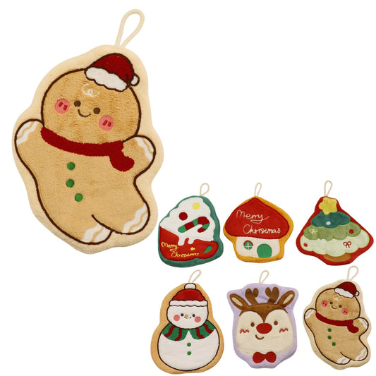 Christmas Character Hand Towel SS6820-7 (12PC)