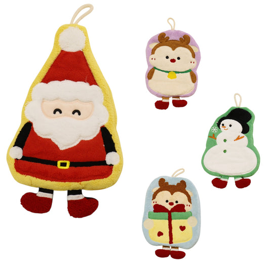 Christmas Character Hand Towel SS6820-9 (12PC)