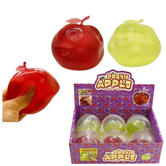 Apple Coconut Oil Jelly Zero Rebound Squishy Toy TR6901-5 (6PC)