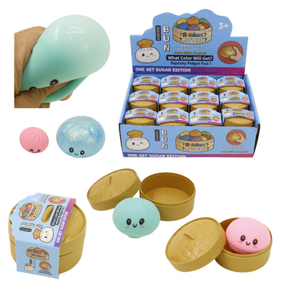 Mini Flour Squishy Dumpling With Steamer SQ6606-7! (24PC)