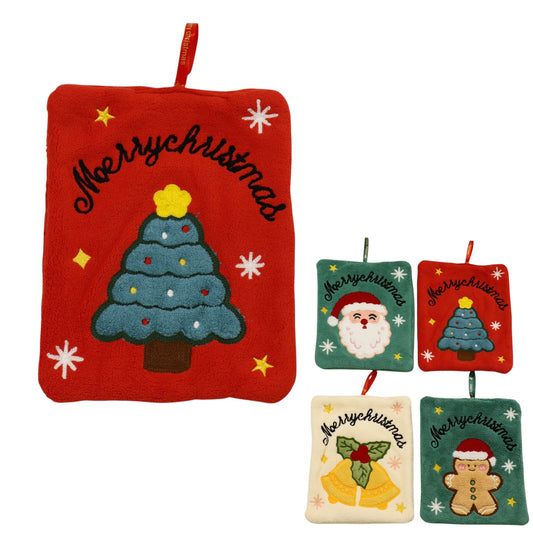Christmas Character Hand Towel SS6820-10 (12PC)