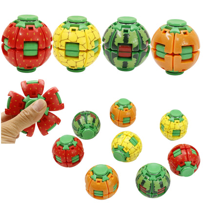 Press to Spin Fidget Spinner HelixCore Rotating Stress Ball Fidget Toy Y845 (24PC)