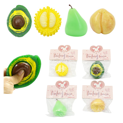 Silicon Fruit Squishy Toy JT6518-1 (12PC)