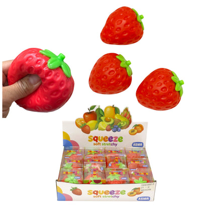 Strawberry Crunchy Squishy Toy SS6901-36 (12PC)