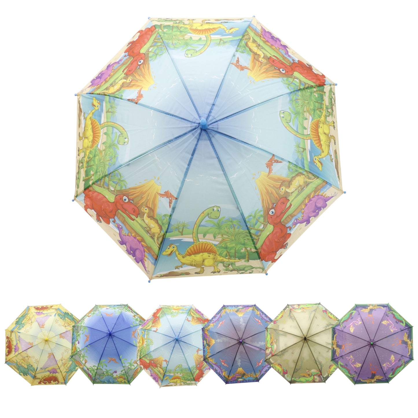 Kids Dinosaur Land Auto Open Fold Umbrella UM3632 (12pc)