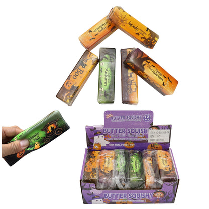 Halloween Butter Squishy Toy SS6813-24  (12PC)