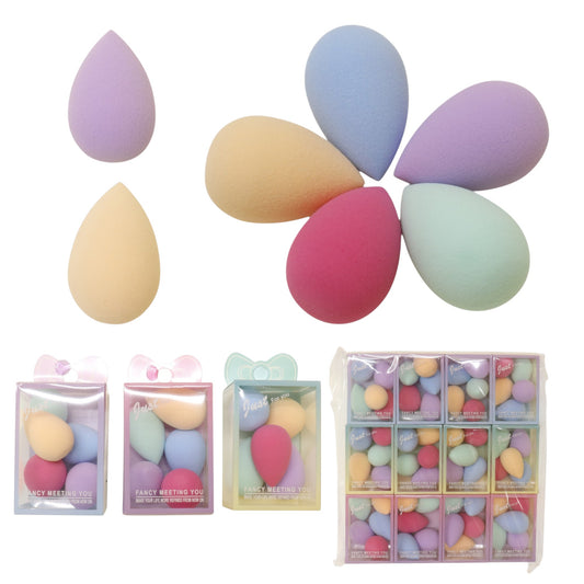 Pastel Mini Makeup Sponge Set 8161 (12Pack)