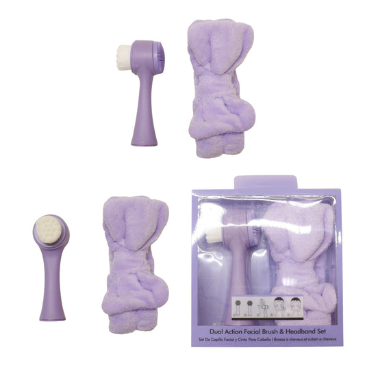 Facial Brush And Headband Set 913 (12PC)