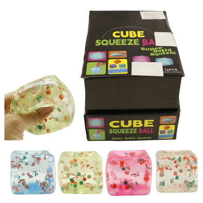 Christmas Cube Squishy Toy JT6820-15 (12PC)