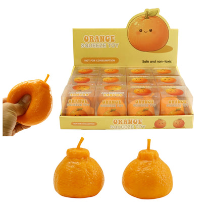 Orange Squeeze Crunchy Inside TPR Squishy Toy TR6831-9 (12PC)