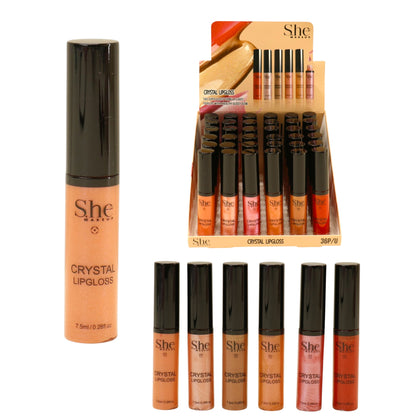 S. he Crystal Lip Gloss LG11 (36PC)