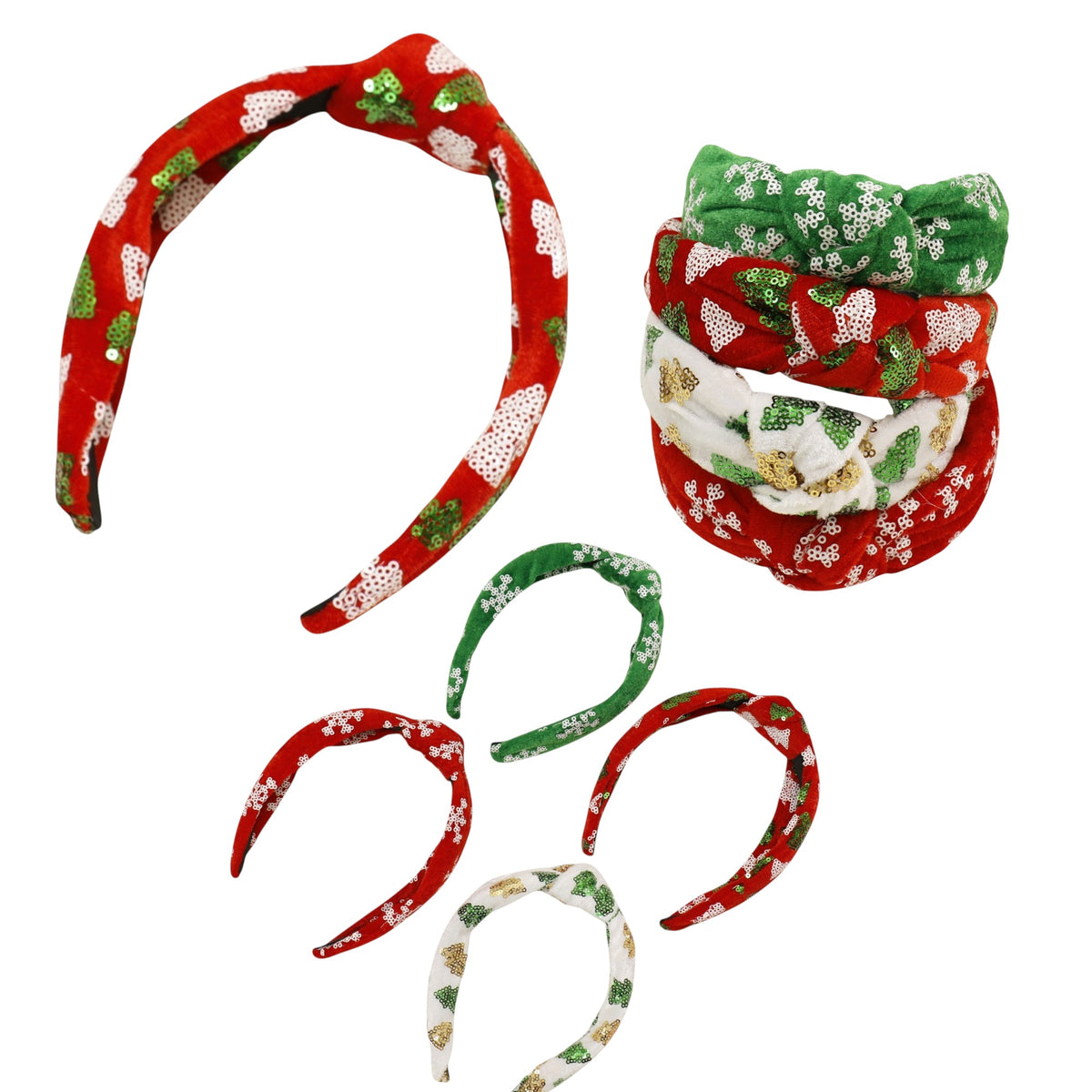 Christmas Decorative Spotted Headband HB6905-25  (12PC)