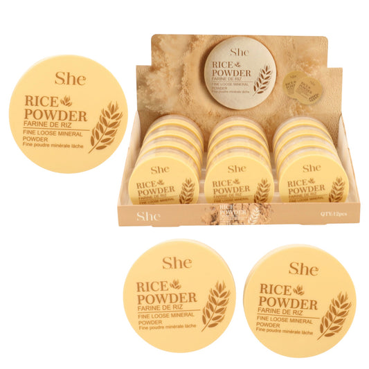 S. He Makeup Rice Powder RP1038 (12PK)