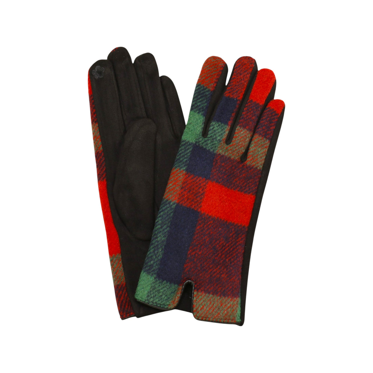 Women's Plaid Gloves Touch Screen Gloves GL6830-1 (12PAIR)