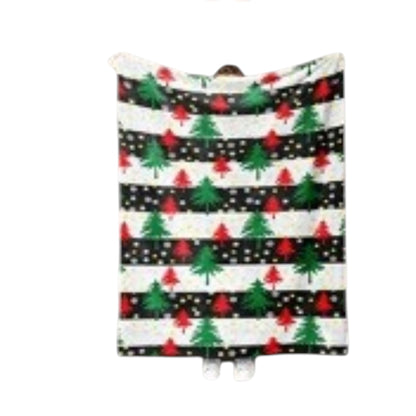Christmas Gingerbread House and Tree Pattern Blanket JB6910-17 (12PC)