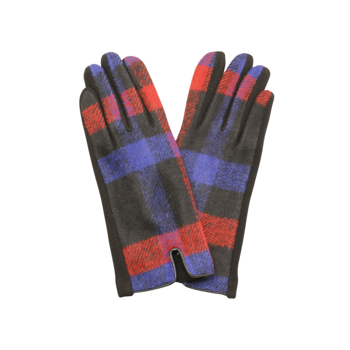 Women's Plaid Gloves Touch Screen Gloves GL6830-1 (12PAIR)