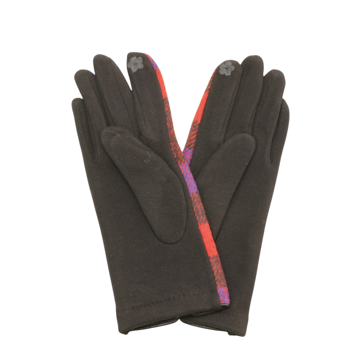 Women's Plaid Gloves Touch Screen Gloves GL6830-1 (12PAIR)