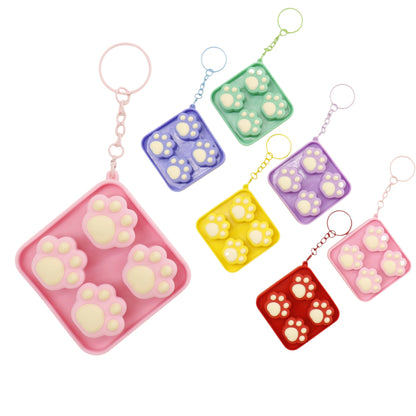 Paw Keyboard Keycap Fidget Keychain Toy  JK6916-34 (12)