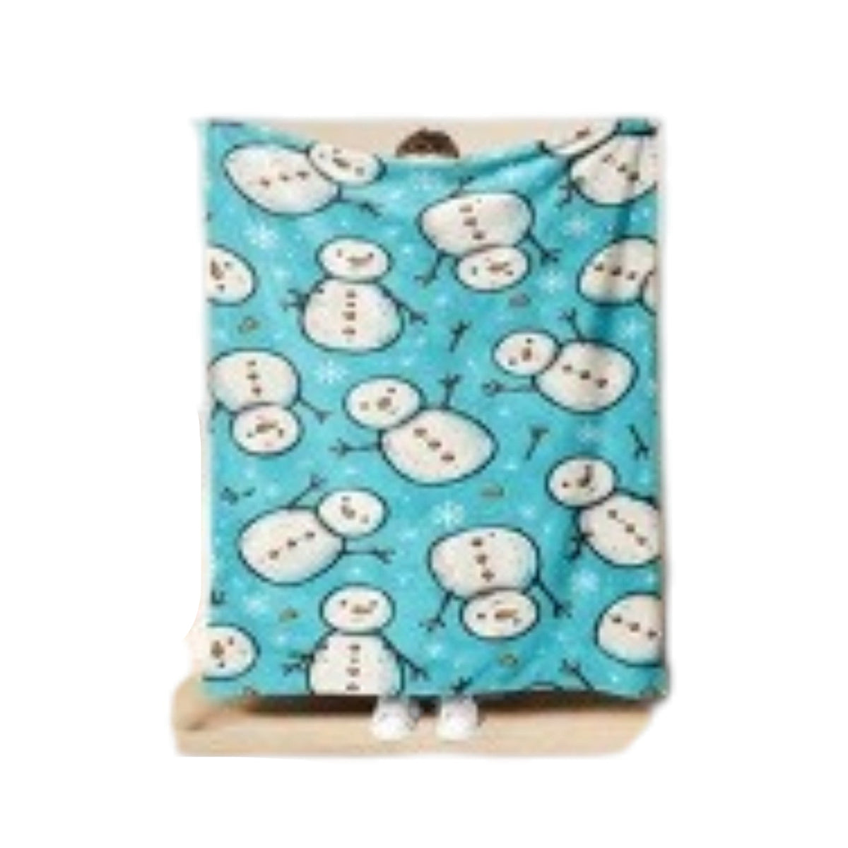 Christmas Santa and Snowman Pattern Blanket JB6910-18 (12PC)