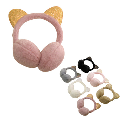 Winter Earmuffs  Cute Cat Ears Warmers Winter Headband SS6812-2 (12PC)