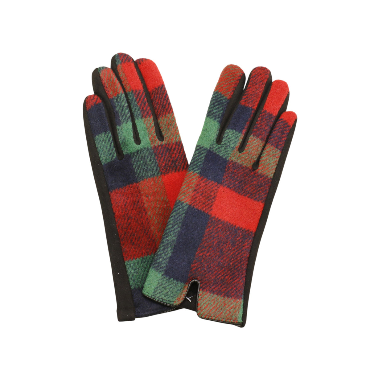 Women's Plaid Gloves Touch Screen Gloves GL6830-1 (12PAIR)
