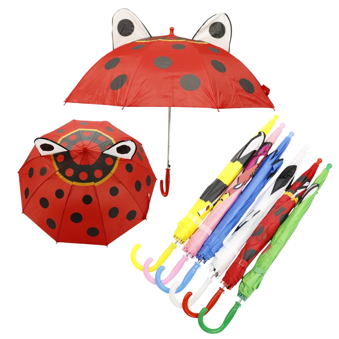 Kids Pointy Ear Animal Auto Open-Fold Umbrella UM3234 (12pc)