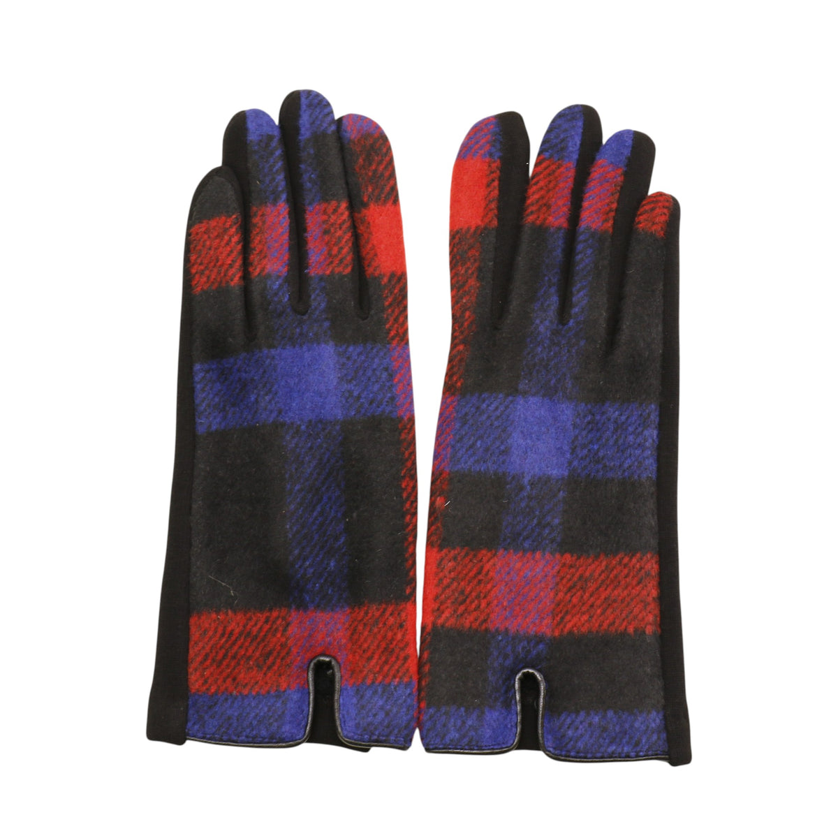 Women's Plaid Gloves Touch Screen Gloves GL6830-1 (12PAIR)