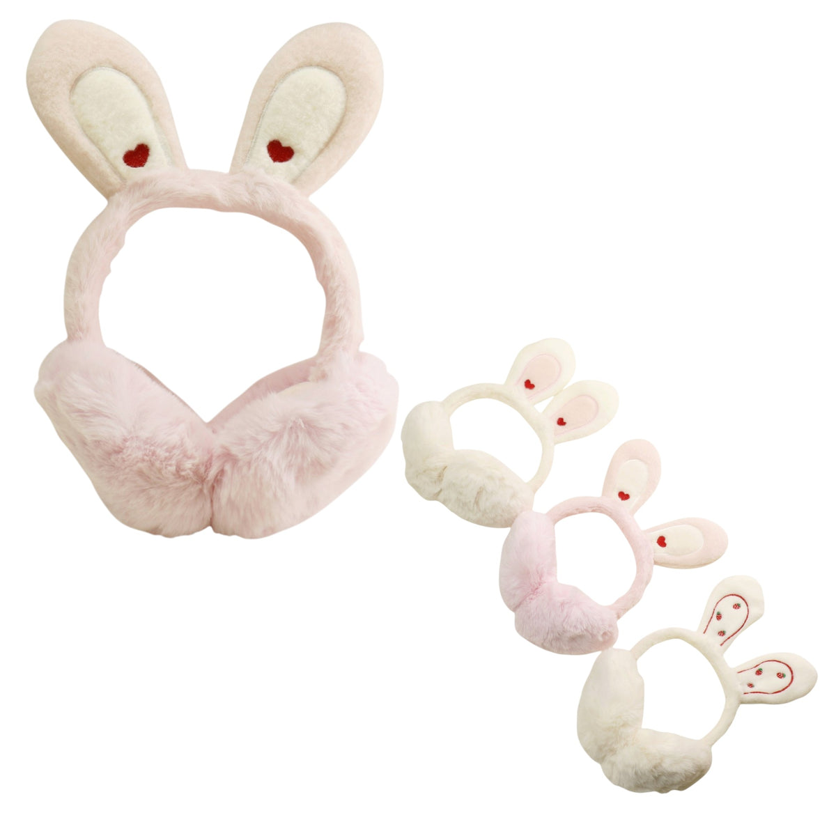 Winter Earmuffs Cute Bunny Ears Warmers Winter Headband SS6812-40 (12PC)