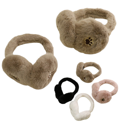 Winter Earmuffs Cat Paw Ears Warmers Winter Headband SS6812-46 (12PC)