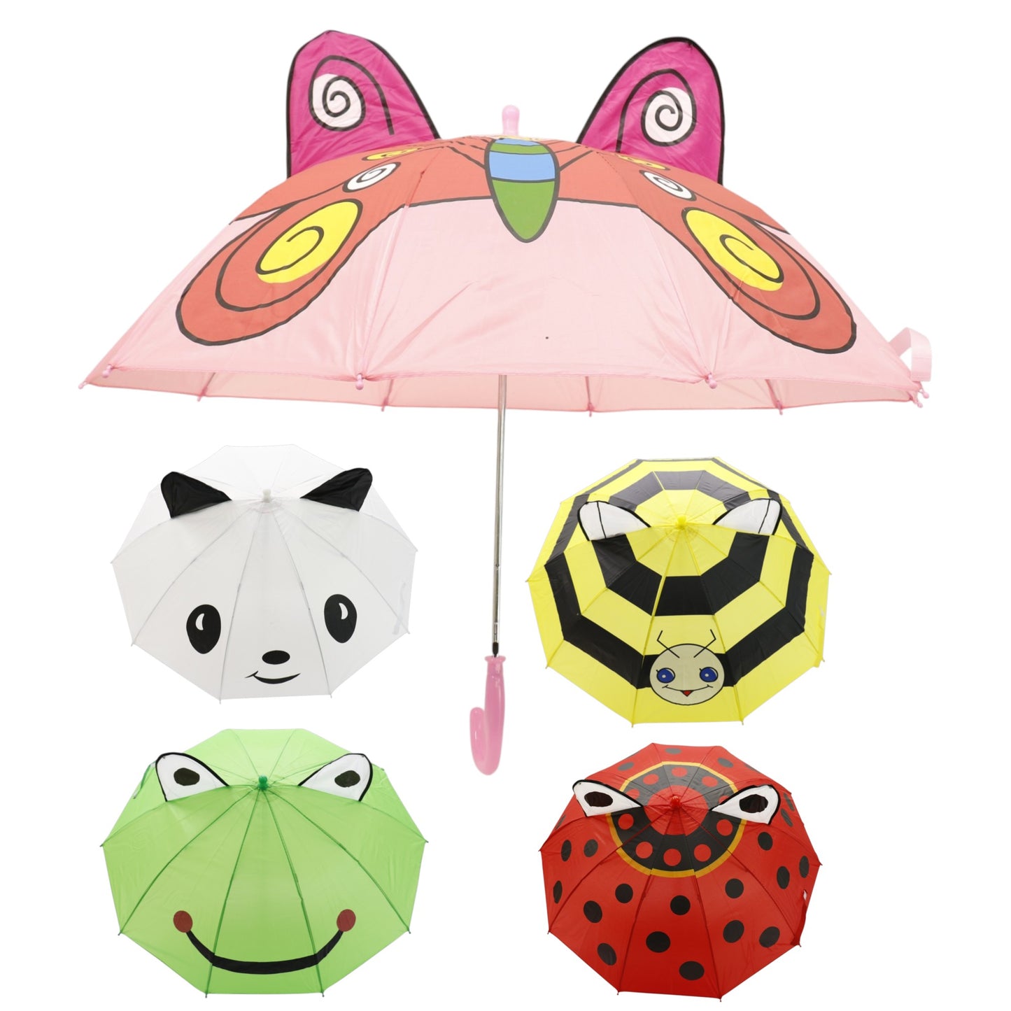 Kids Pointy Ear Animal Auto Open-Fold Umbrella UM3234 (12pc)