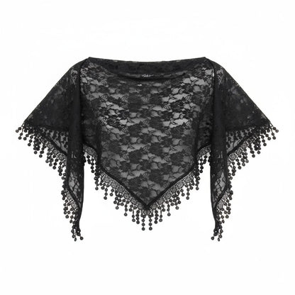 Rose Pattern Lace Scarves Church Veil SS629 (12pcs)