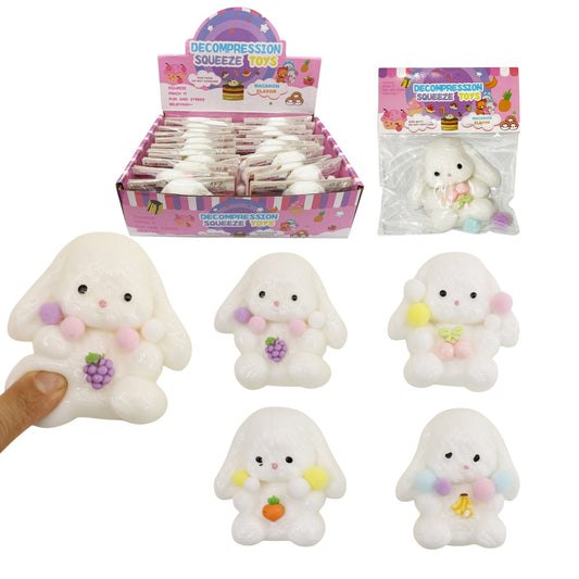 DIY Silicon Puppy Squishy Toy SS6510-60. (24PC)