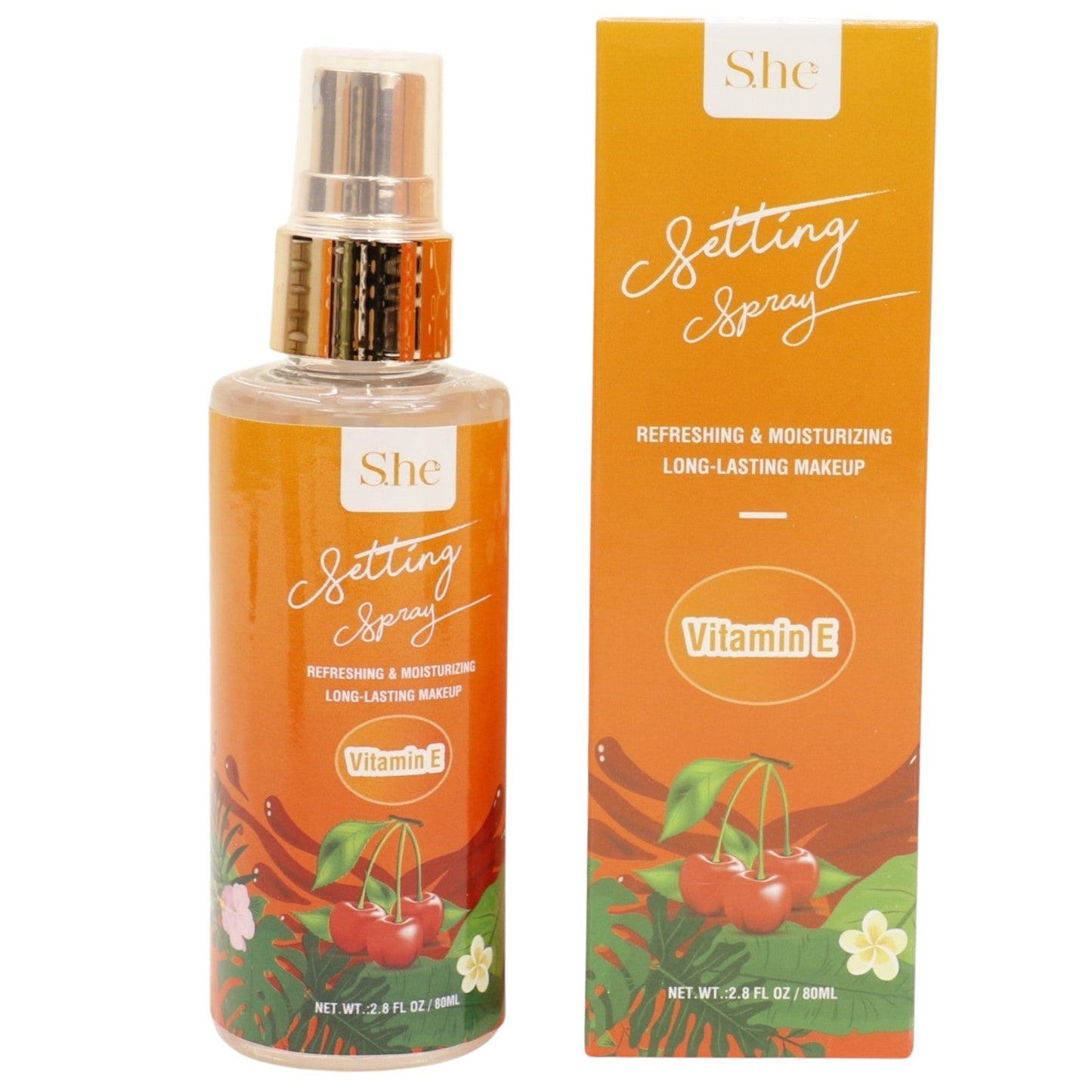 S. he Vitamin E Makeup Setting Spray SP1023 (12 Bottles)