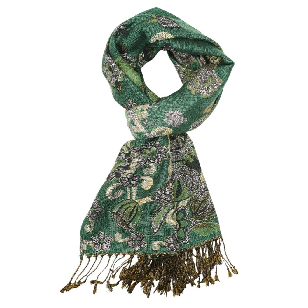 Metallic Pashmina Frida Kahlo SCF4814-1. (12pc)