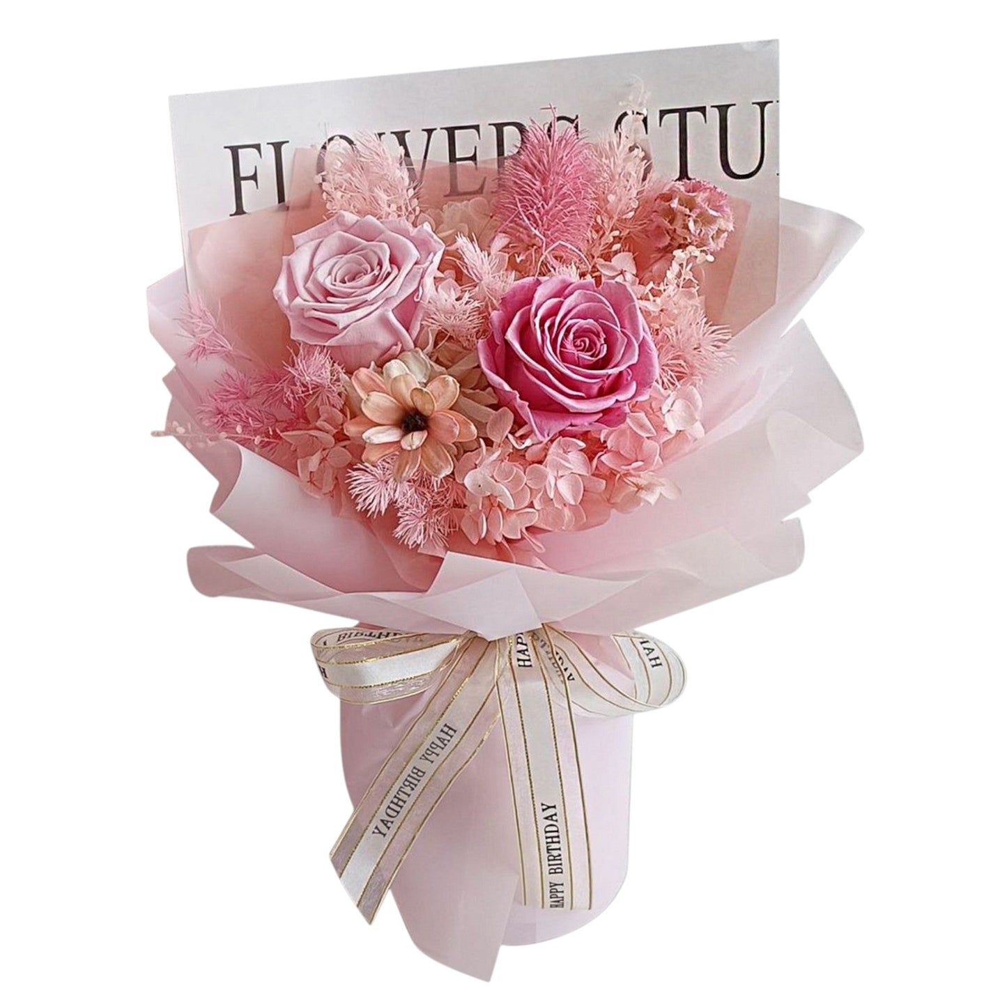 Pink Mix Rose Artificial Flower Bouquet SS51221-11 (1PC)