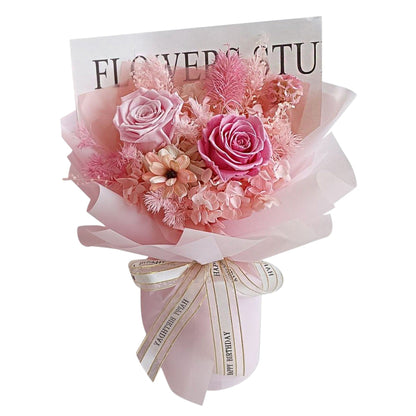 Pink Mix Rose Artificial Flower Bouquet SS51221-11 (1PC)