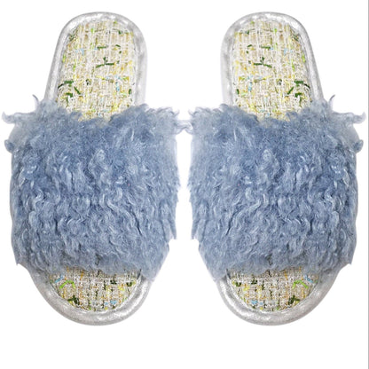 Fluffy Home Slide Slippers SS3429-30. (12PC)