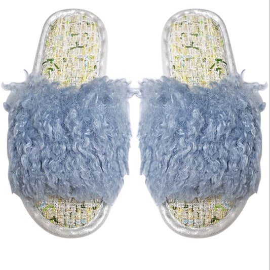 Fluffy Home Slide Slippers SS3429-30.. (12PC)