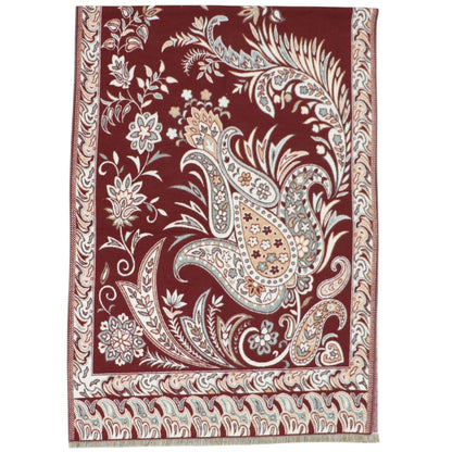 Cashmere Feel Winter Reversible Paisley Scarves SCF5726-51 (12PC)