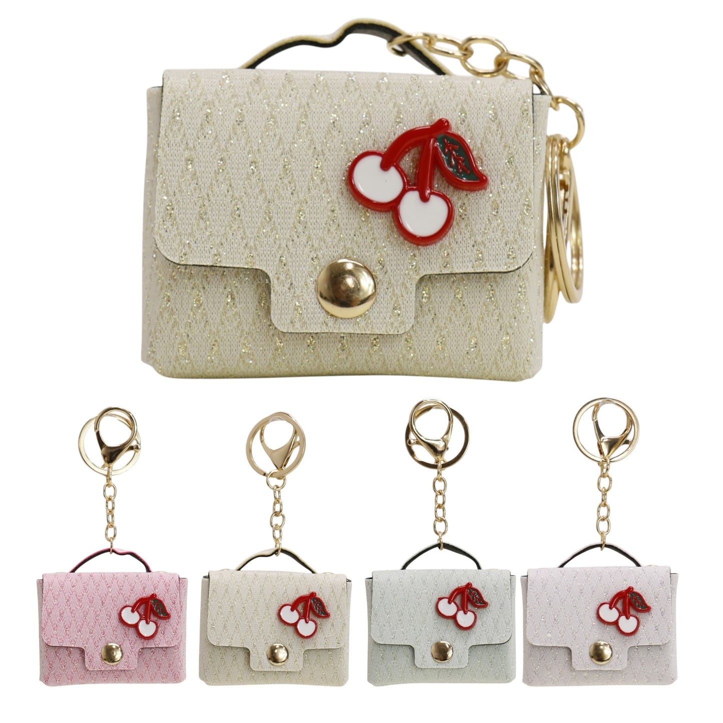 Cherry Air pods Case Bag Key Chain SS6305-22 (12PC)