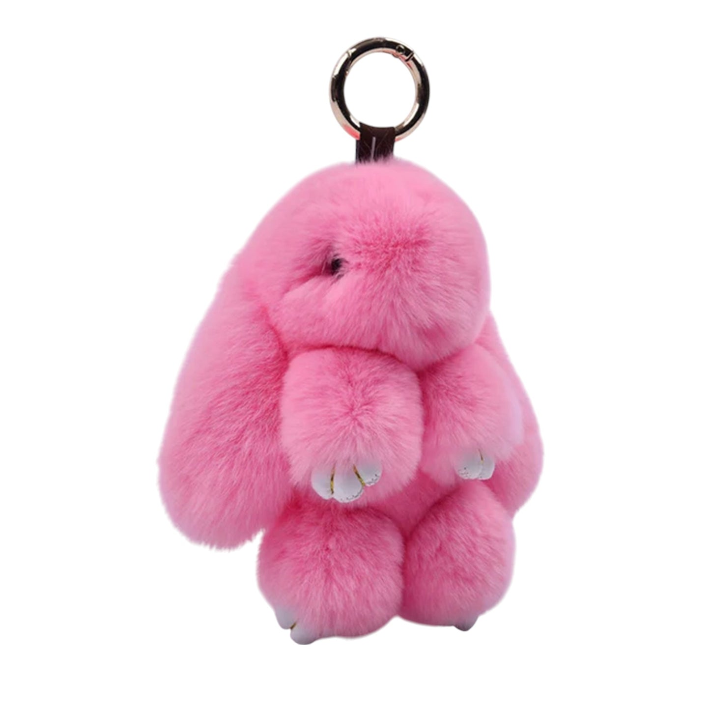 Cut Rabbit Pom Pom Key Chain KC0225-5. (3PC)