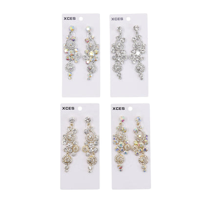 Oval Crystal Drop Bridal Earring JE72996 (3PAIR)