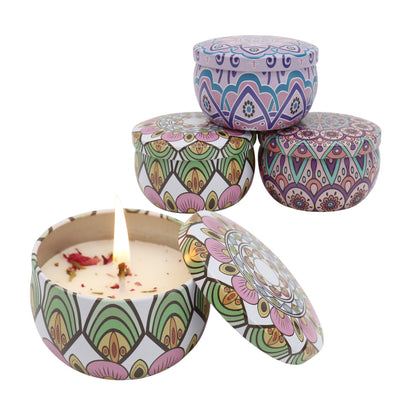 Bohemia 4pcs Fragrance Scented Candle AC5113-2 (3Pack)