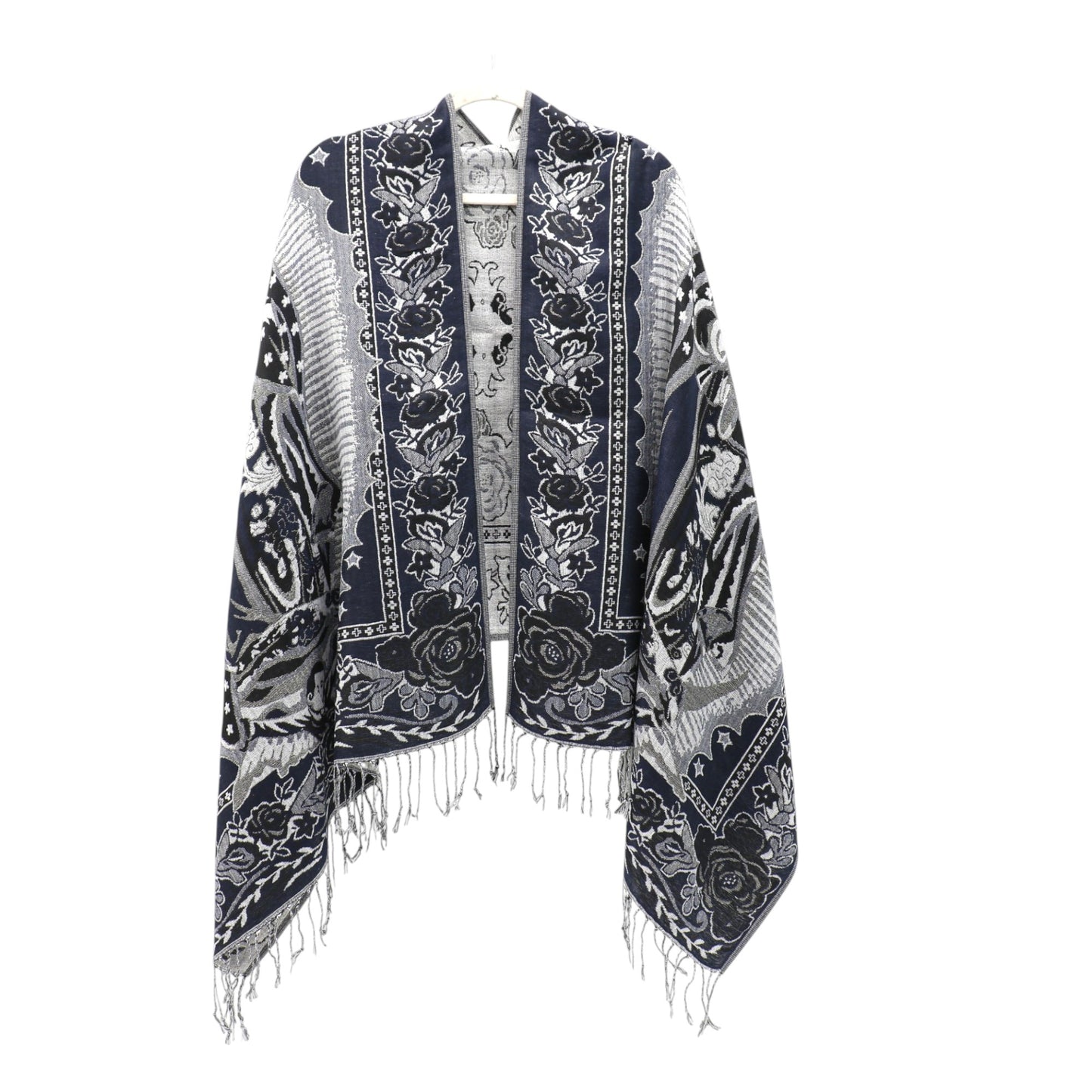 Metallic Pashmina Our Lady of Guadalupe SCF3719-28 (12PC)